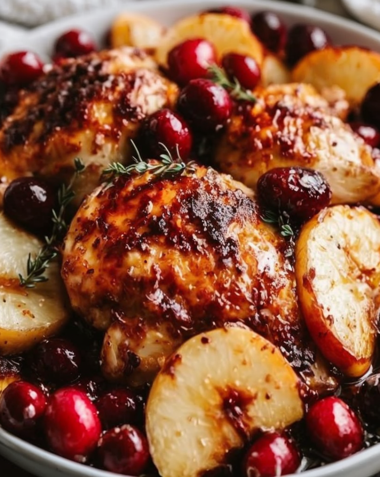Delicious Apple Cranberry Roasted Chicken Recipe for Fall Delights
