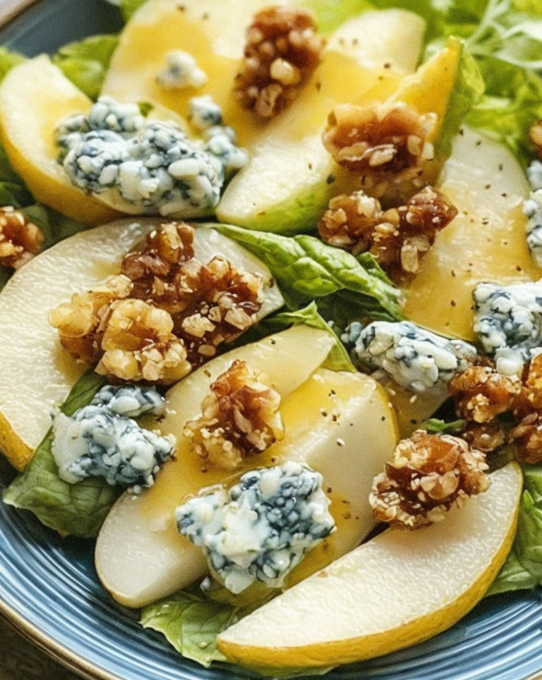 Classic Pear and Blue Cheese Salad Recipe – Ready in 30 Minutes