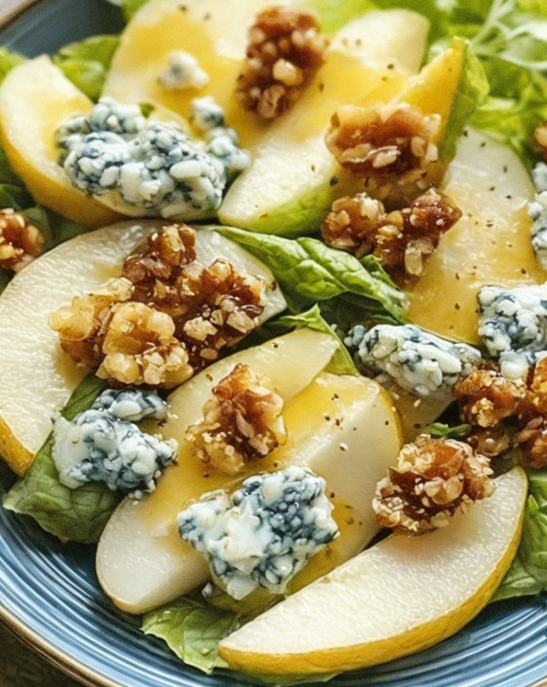 Classic Pear and Blue Cheese Salad Recipe – Ready in 30 Minutes