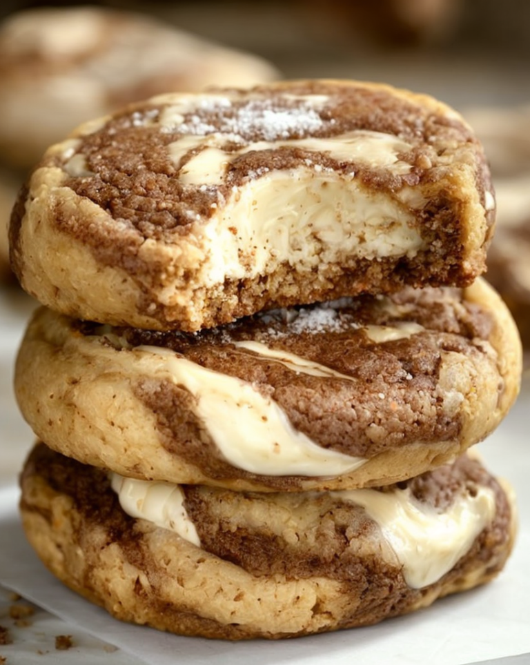 Delicious Coffee Swirled Chocolate Cream Cheese Cookies Recipe