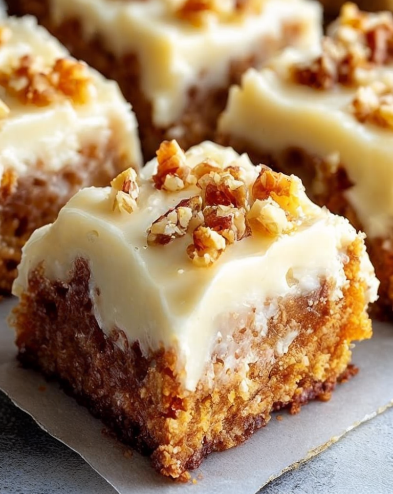 Ultimate Carrot Cake Bars with Cream Cheese Frosting – Family Favorite