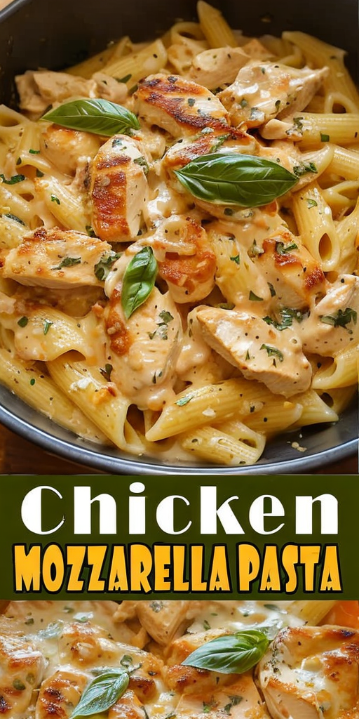 Easy Chicken Mozzarella Pasta – Ready in 30 Minutes