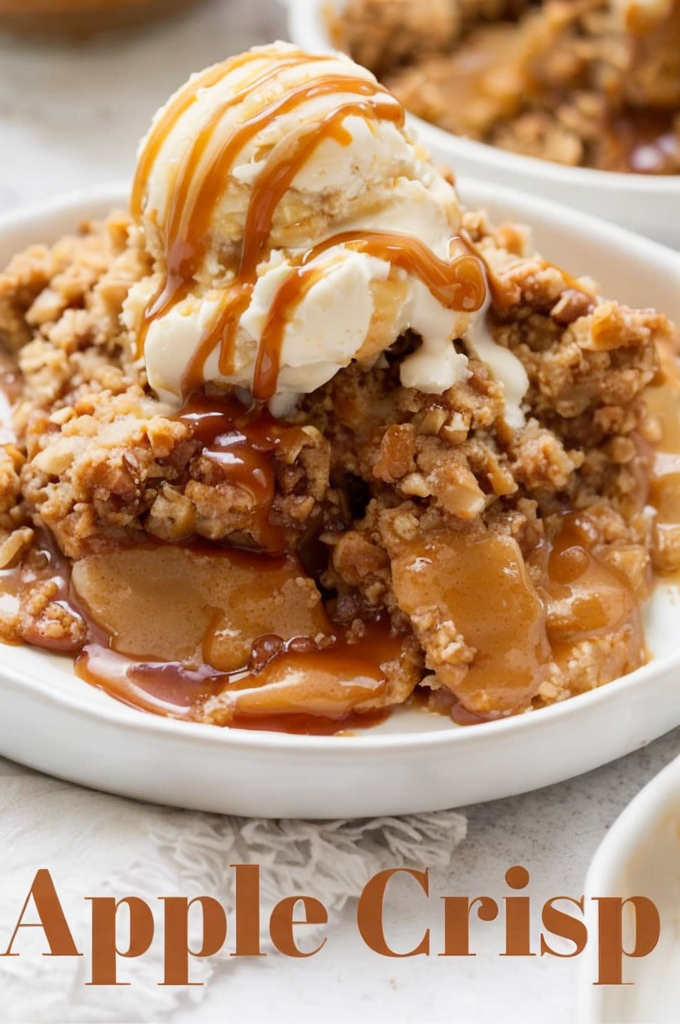 Easy Salted Caramel Apple Crisp – Family Favorite Recipe