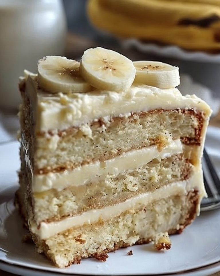 Heavenly Banana Cake with Cream Cheese Frosting – Ultimate Family Favorite