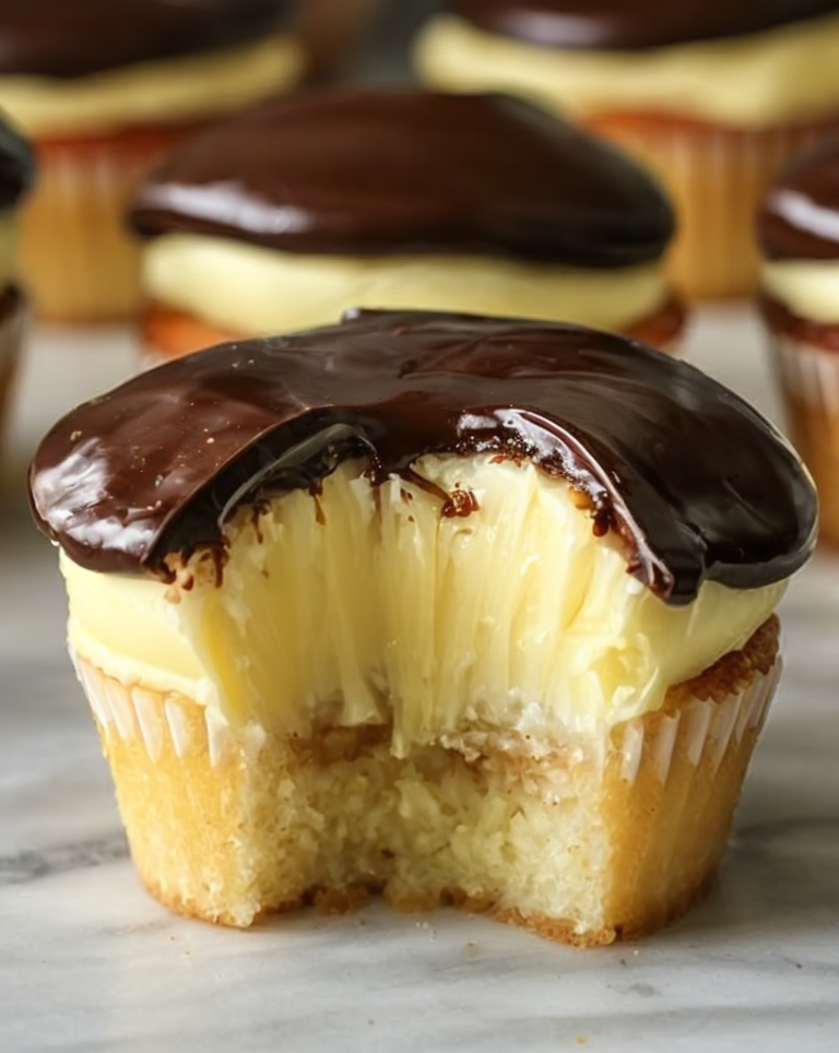 How to Make Irresistible Boston Cream Pie Cupcakes at Home