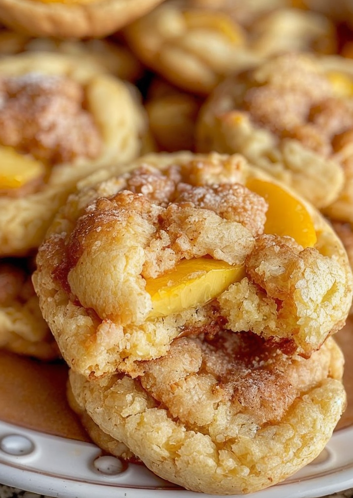 Irresistible Peach Cobbler Cookies Recipe – Easy and Family Favorite 🍑🍪