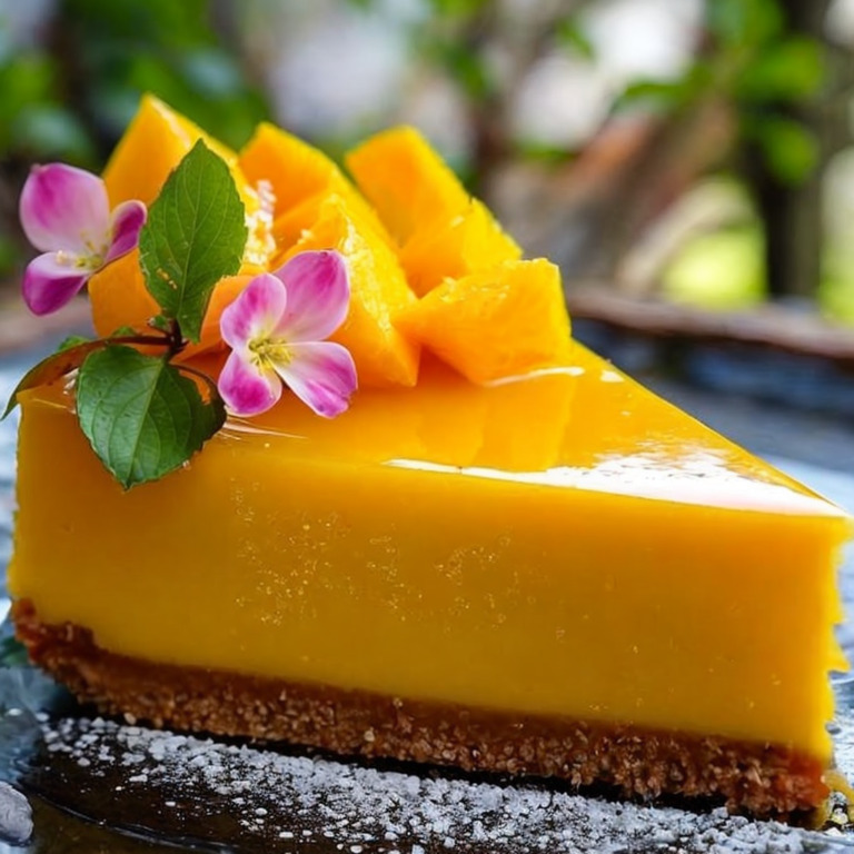 Easy Mango Cheesecake Delight – No-Bake Recipe