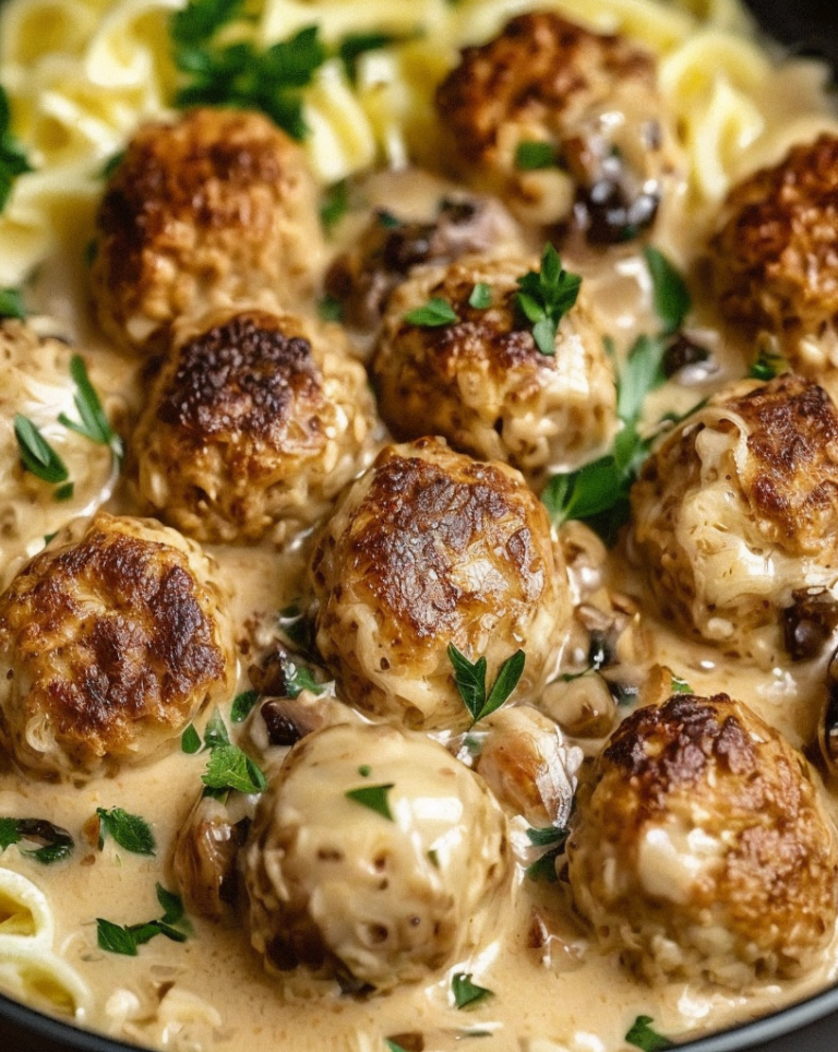 Easy Mushroom Chicken Meatballs – Perfect for Family Dinners
