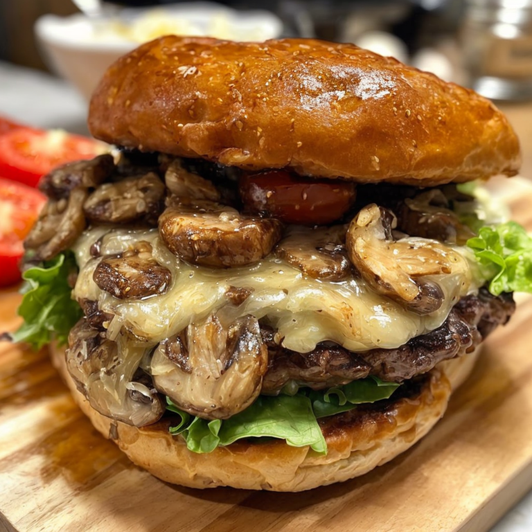 Ultimate Mushroom Swiss Burger – Ready in 30 Minutes