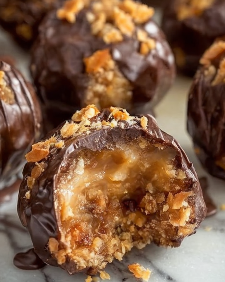 Easy No Bake Caramel Crunch Butterfinger Truffles (Family Favorite)