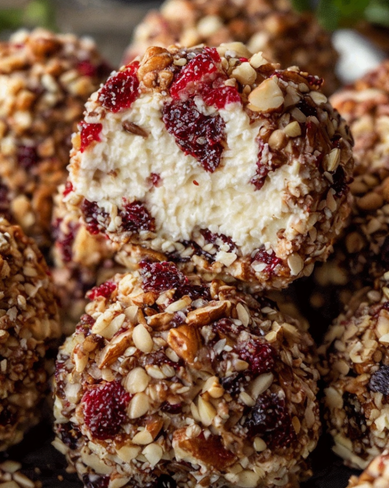 Easy No-Bake Cranberry Cheese Balls Recipe – Family Favorite