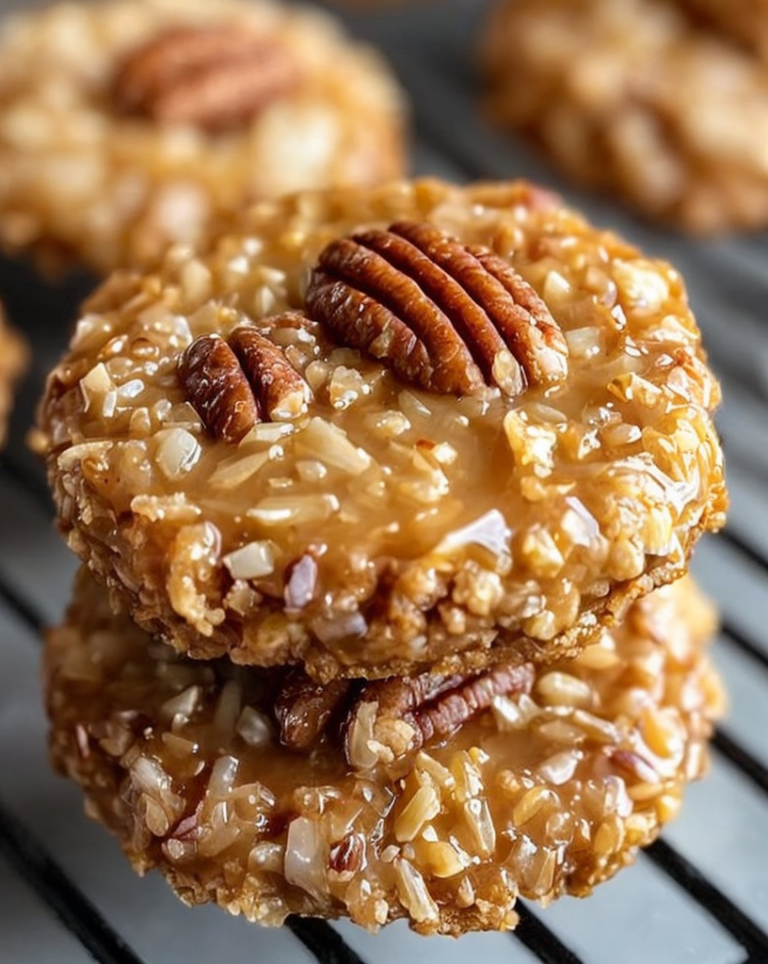 Easy No Bake Pecan Coconut Praline Cookies – Family Favorite Recipe