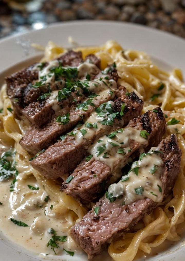 Ultimate Olive Garden Steak Gorgonzola Alfredo – Family Favorite Recipe