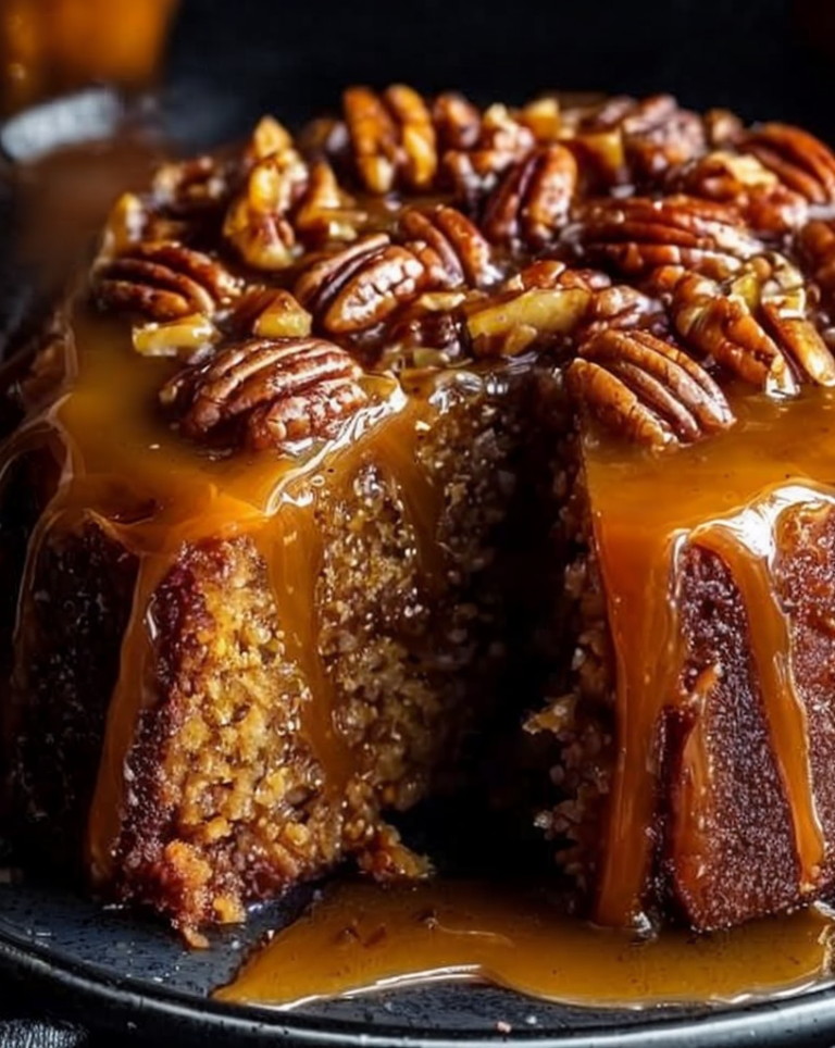 Ultimate Praline Upside-Down Pumpkin Cake – Family Favorite Recipe