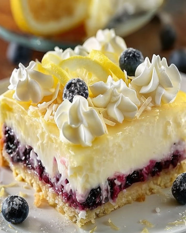 Ultimate Lemon Blueberry Cheesecake Bars – Family Favorite Flavor