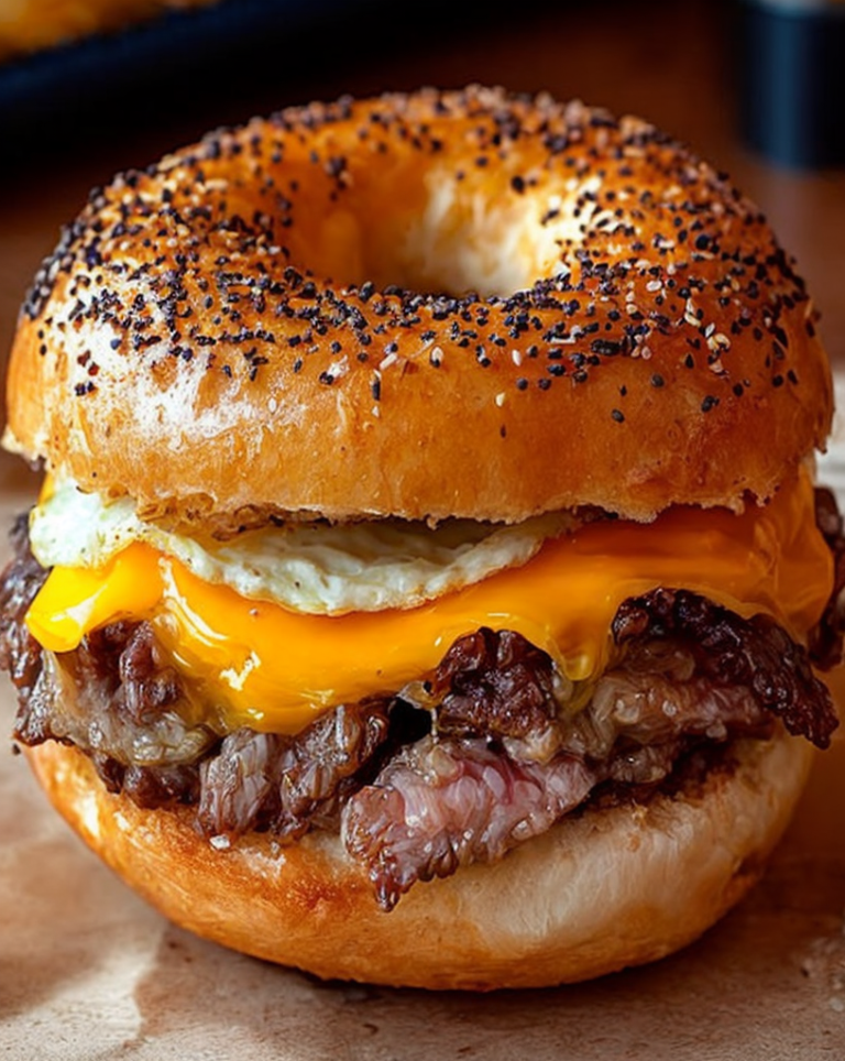 Classic Steak, Egg, and Cheese Bagel – Quick Breakfast Favorite