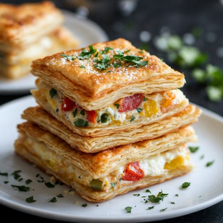 Ultimate Breakfast Stuffed Puff Pastry Bars in 30 Minutes
