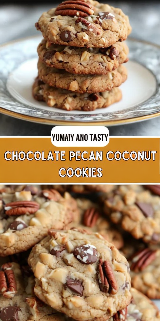 Ultimate Chocolate Pecan Coconut Cookies – Ready in 30 Mins
