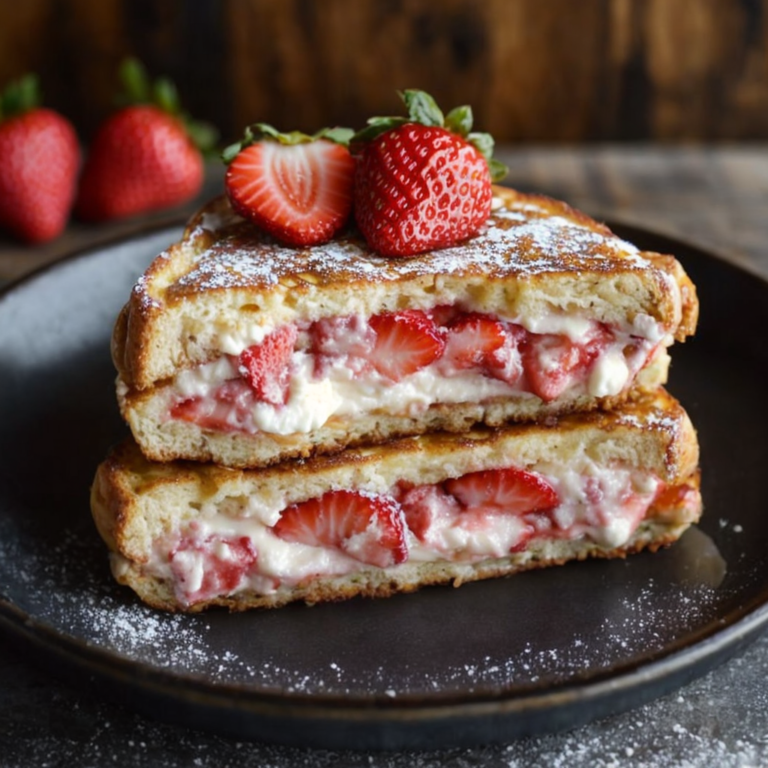 Ultimate Strawberry Cheesecake Stuffed French Toast Recipe