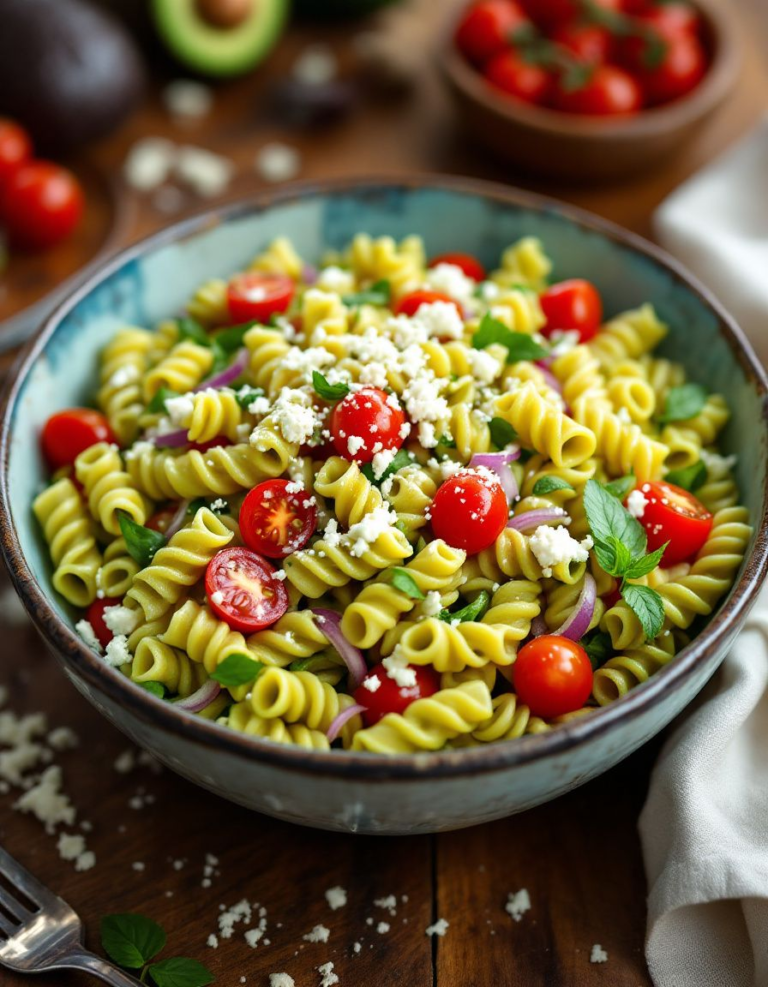 Easy Avocado Pasta Salad – Ready in 30 Minutes