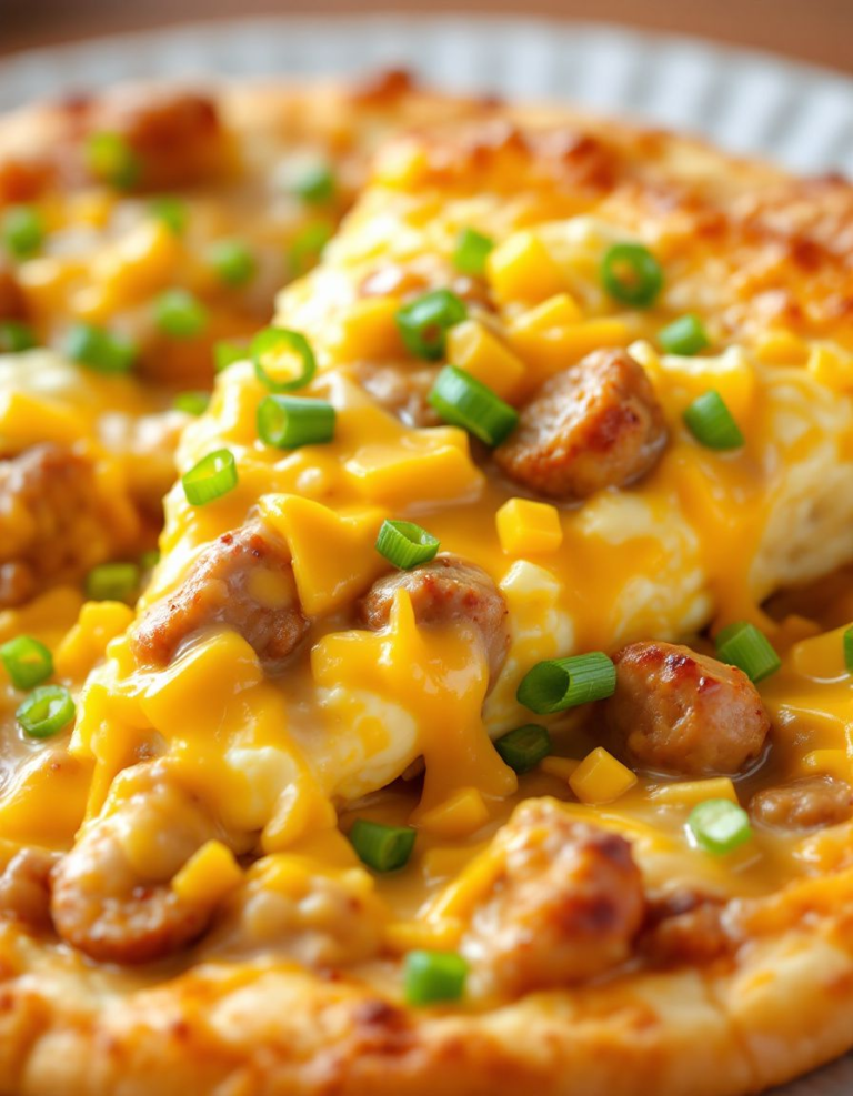 Ultimate Biscuits and Sausage Gravy Breakfast Pizza – Family Favorite