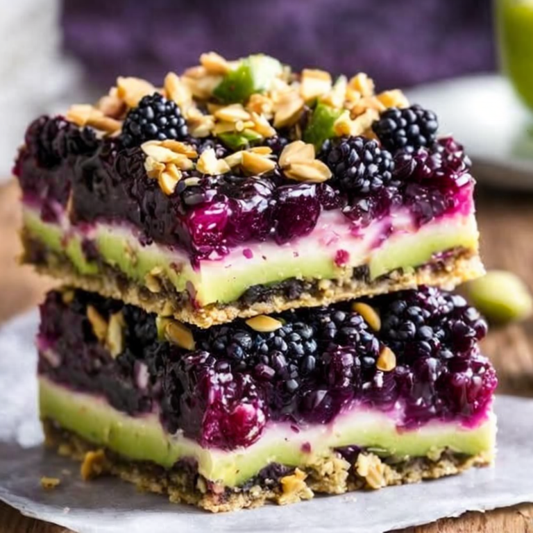 Ultimate Blackberry Pistachio Dream Bars – Easy Family Favorite