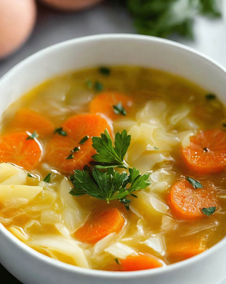 Easy Cabbage Fat Burning Soup – Ready in 30 Minutes
