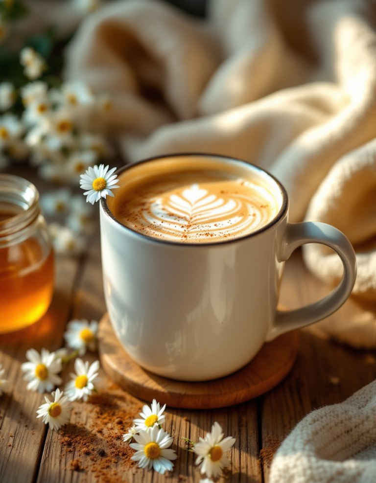 Easy Chamomile & Honey Sleepytime Latte for Relaxation