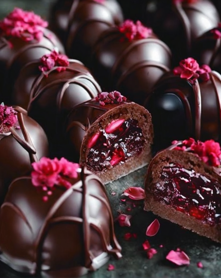 Easy Cherry Chocolate Bonbons Recipe (No-Bake Delight)
