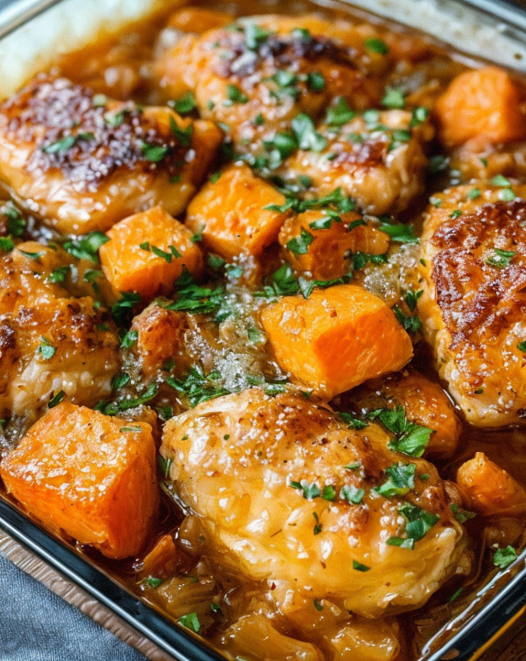 Easy Chicken and Sweet Potato Casserole Ready in 30 Minutes