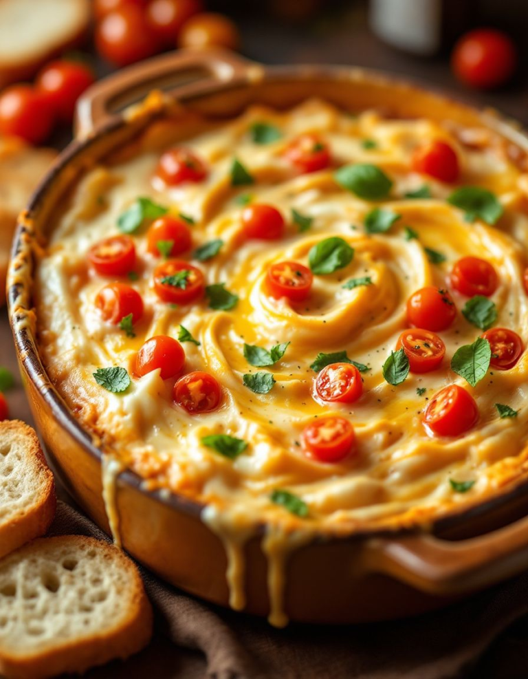 Easy Creamy Bruschetta Dip – Ready in 30 Minutes