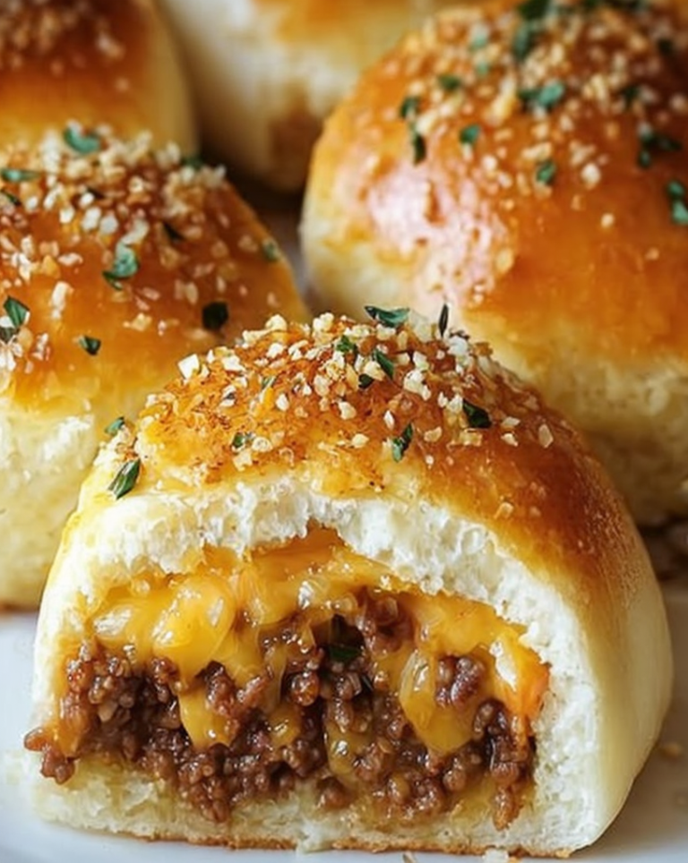 Easy Garlic Parmesan Cheeseburger Bombs Ready in 30 Minutes
