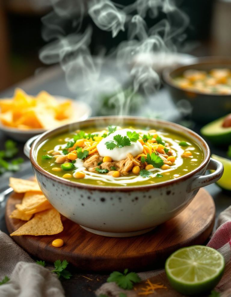 Easy Green Chicken Enchilada Soup – Perfect for Weeknights