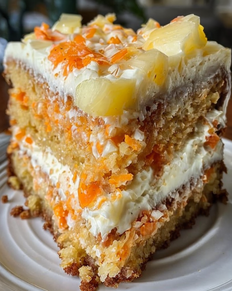 Best Hawaiian Pineapple Carrot Cream Cake Ready in 30 Minutes