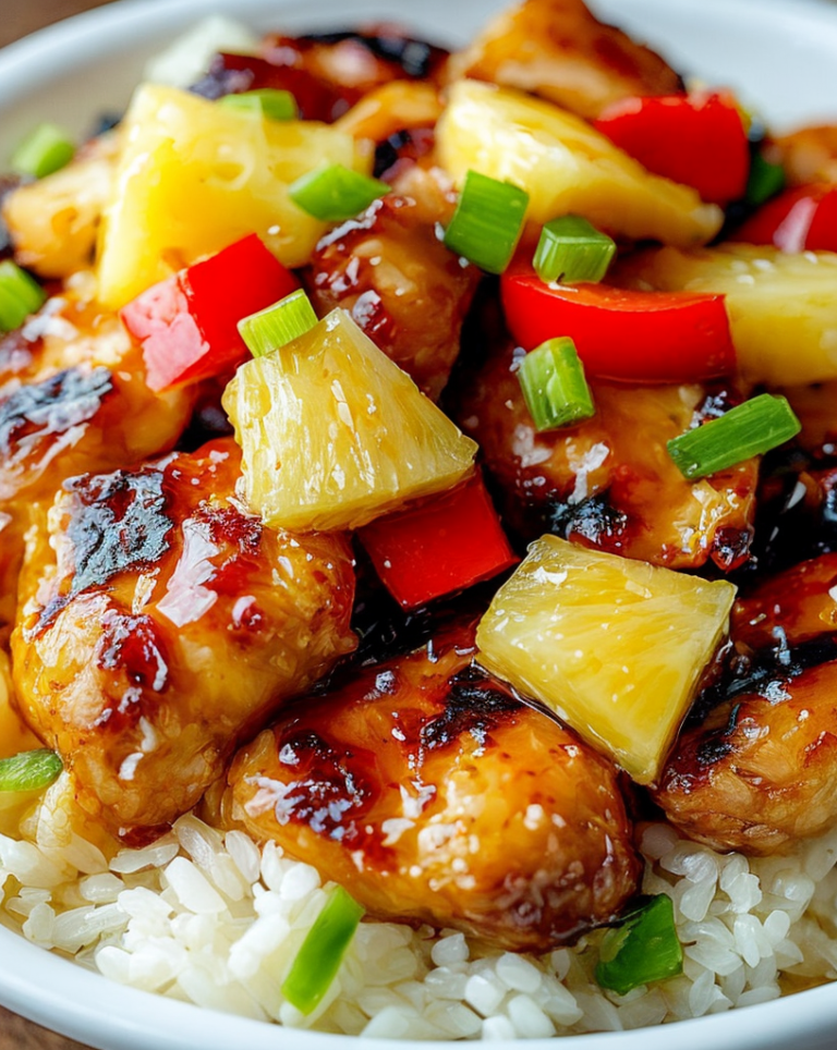 Quick Hawaiian Pineapple Chicken and Rice Recipe (Ready in 30 Minutes) 🍍🍗
