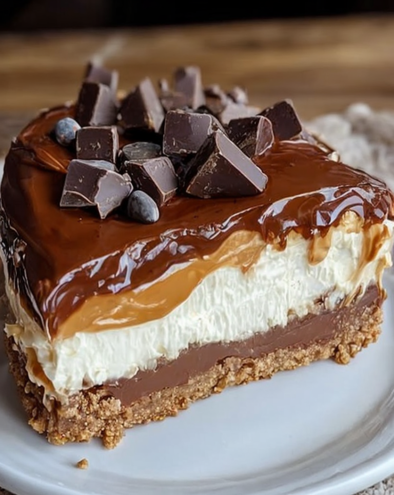 Homemade No Bake Twix Cheesecake – Quick & Easy Recipe