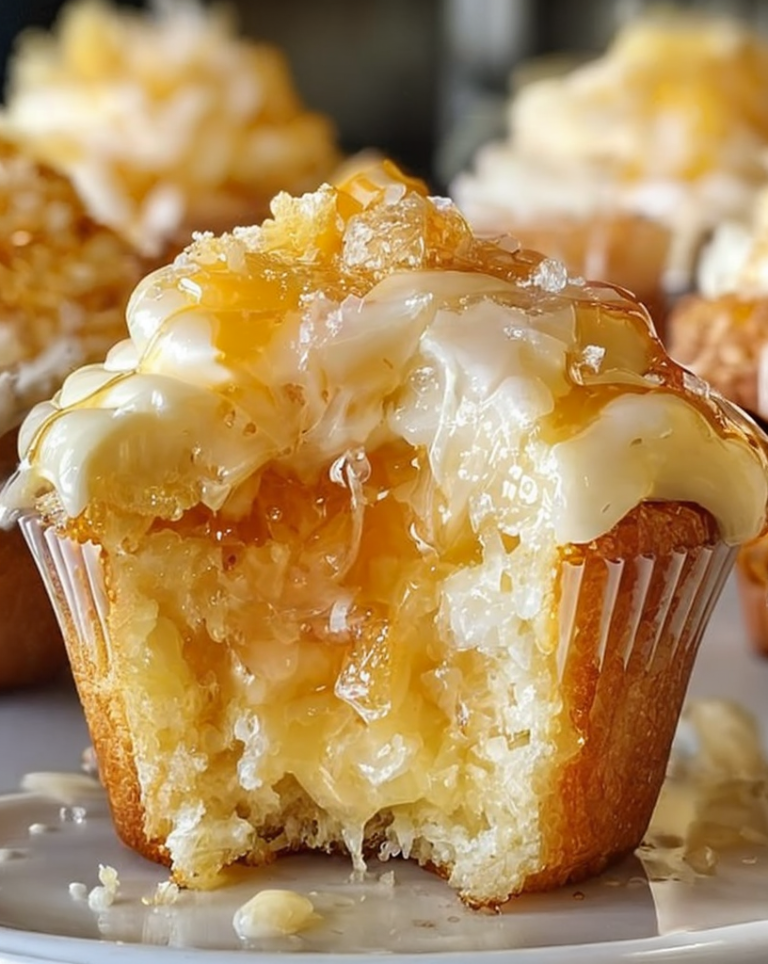 Easy Honey Peach Cream Cheese Cupcakes Ready in 30 Minutes