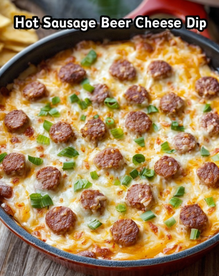 Ultimate Hot Sausage Beer Cheese Dip Ready in 30 Minutes
