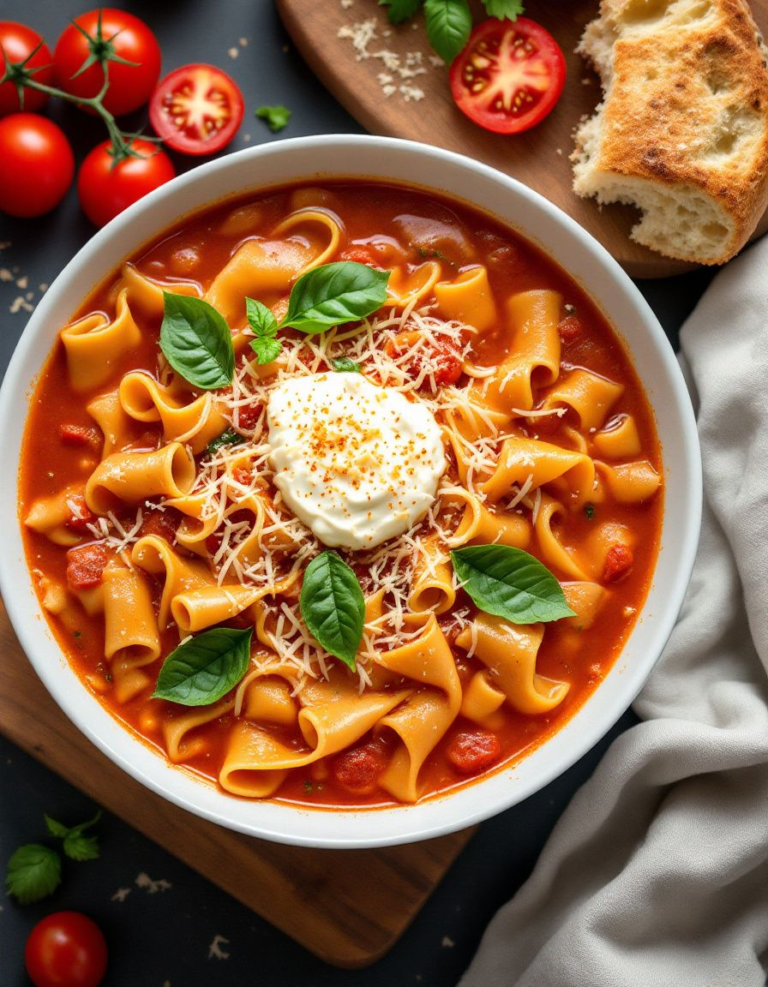 Easy Lasagna Soup – Ready in 30 Minutes