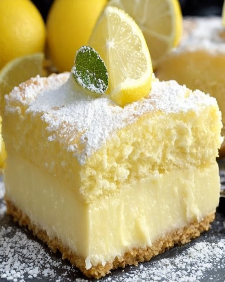 Perfect Lemon Custard Cake Recipe – Easy Family Favorite
