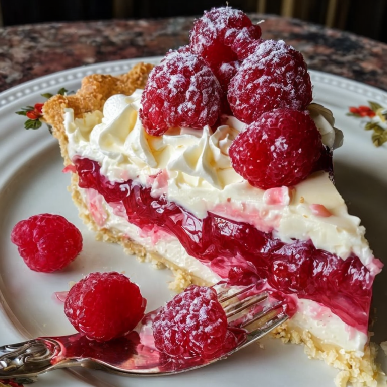 Easy Lemon Raspberry Layered Pie – Ready in 30 Minutes