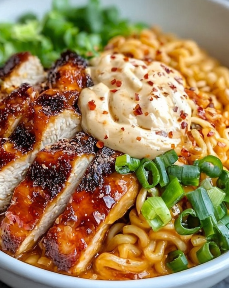 Ultimate Spicy Chicken Ramen Bowl with Creamy Sauce Ready in 30 Minutes