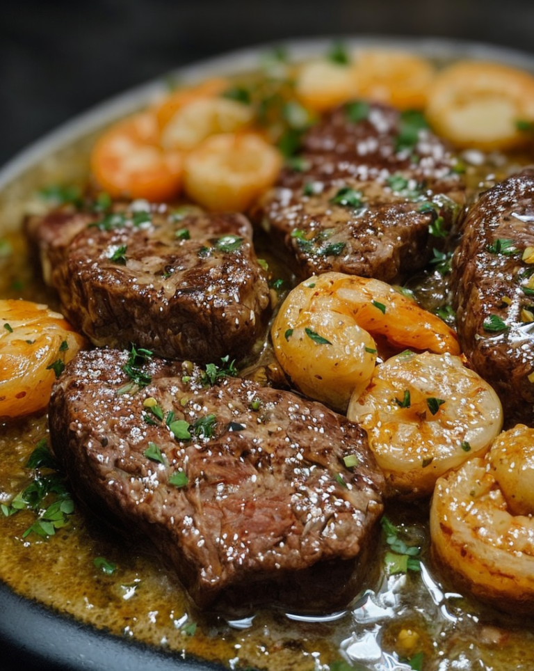 Easy Steak and Shrimp Scampi Recipe Ready in 30 Minutes