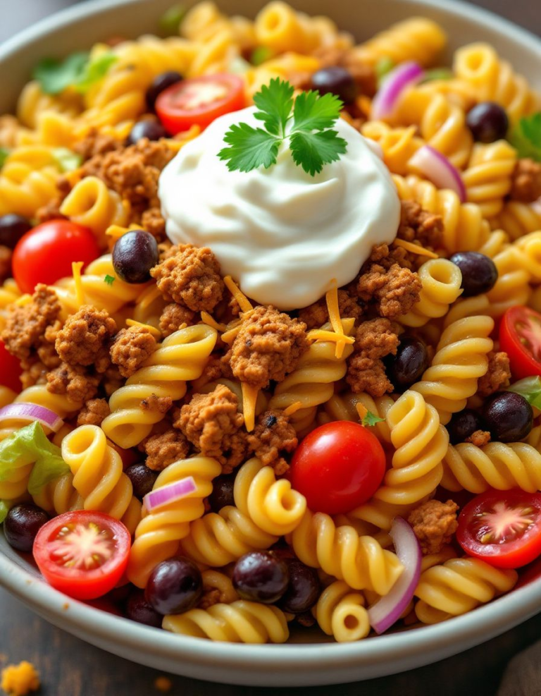 Easy Taco Pasta Salad – Ready in Just 30 Minutes