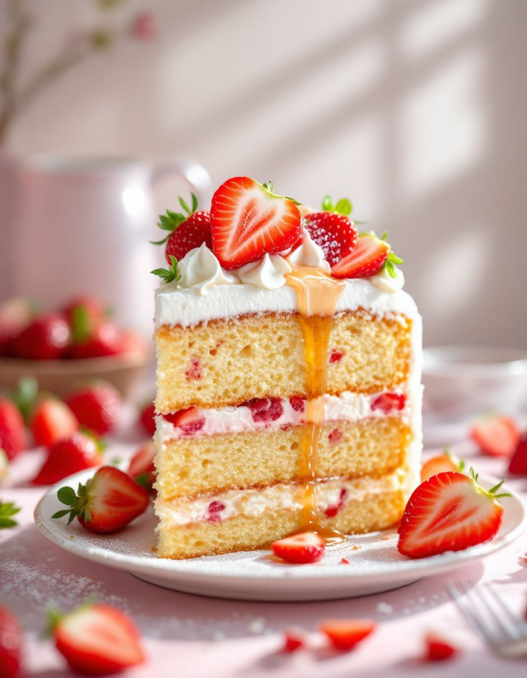 Best Vanilla Strawberry Cake – Perfect for Any Occasion