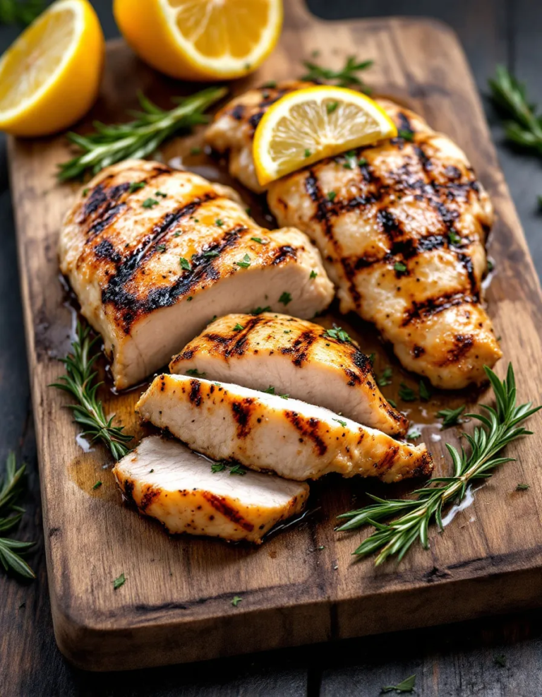 Easy Grilled Chicken Breast – Juicy and Flavorful Slices