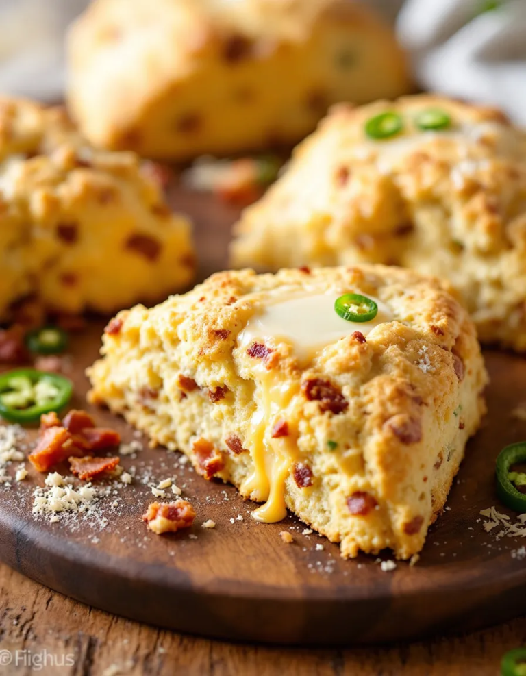 Best Bacon, Pepper Jack, and Jalapeno Scones – Savory & Spicy