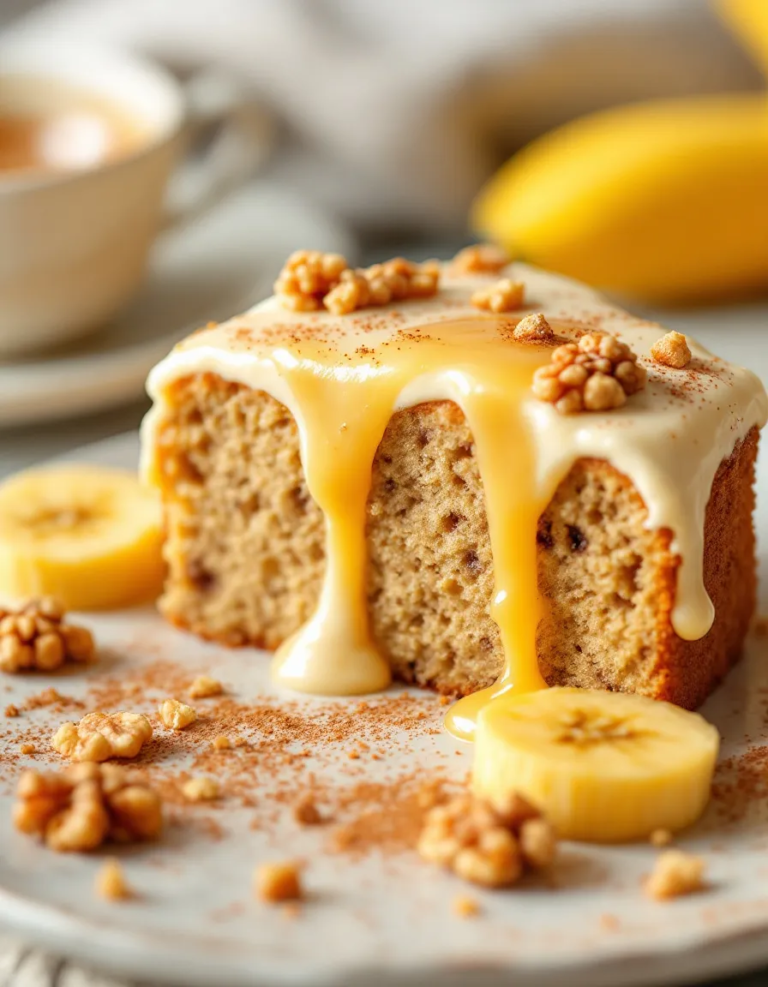 Best Banana Bread Cake with Cream Cheese Frosting