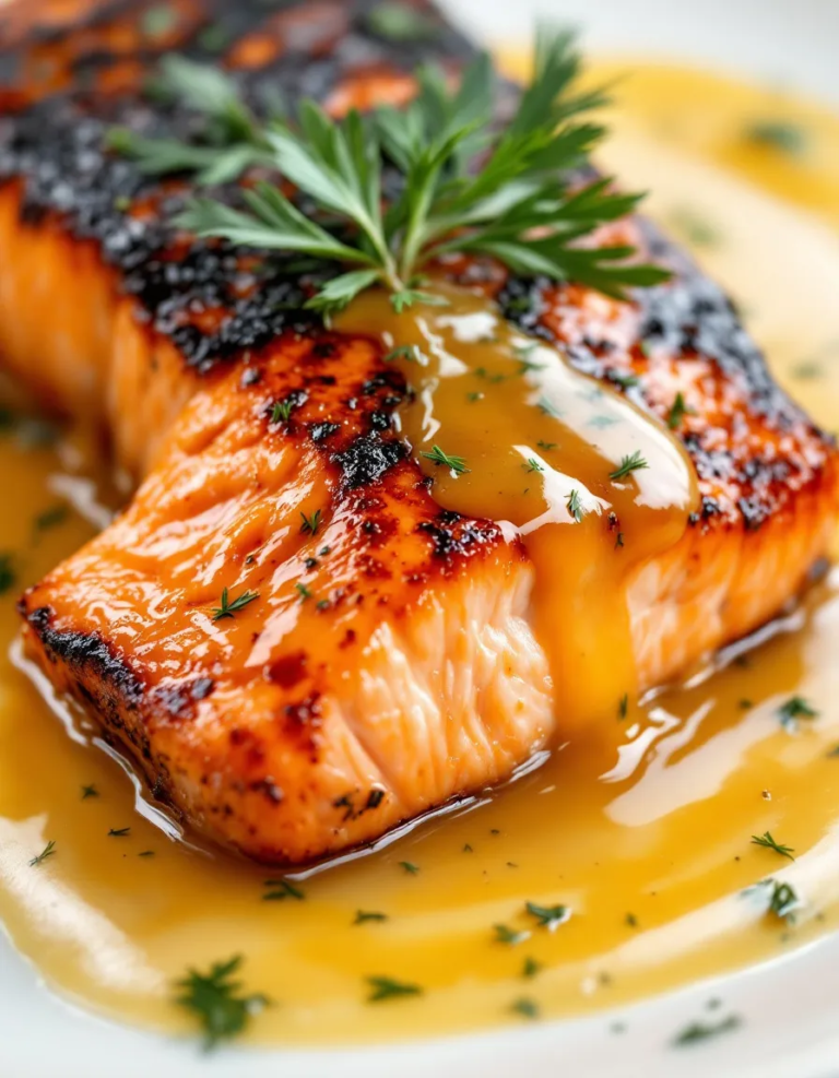 Easy Blackened Salmon with Creamy Dijon Sauce