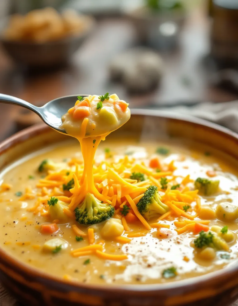 Easy Broccoli Cheddar Soup – Creamy and Comforting